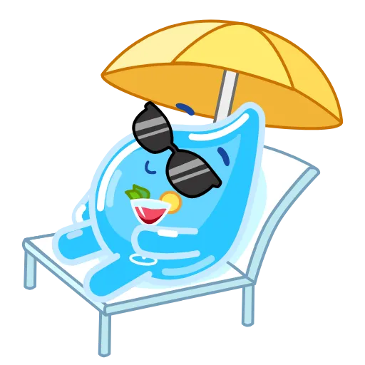 😴 Стикер «Blobs» для Telegram