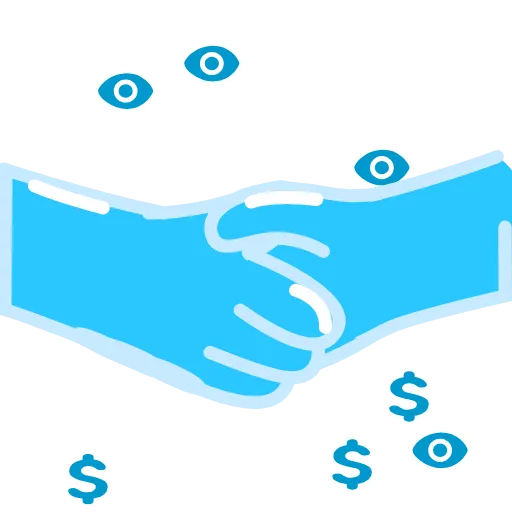 🤝 Стикер «Blobs» для Telegram