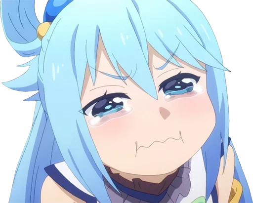 😭 Стикер «Aqua sama» для Telegram