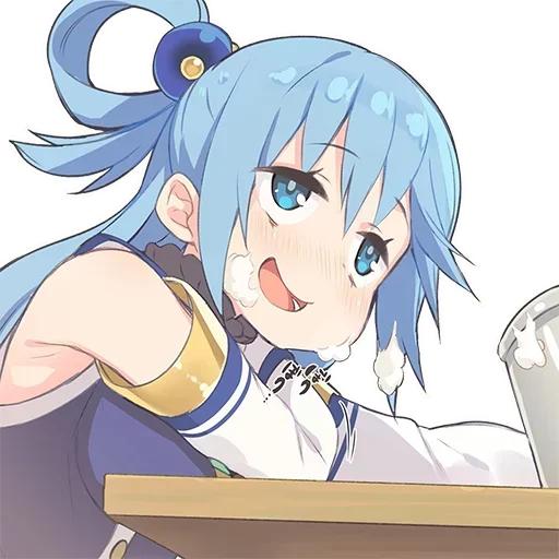 😌 Стикер «Aqua sama» для Telegram