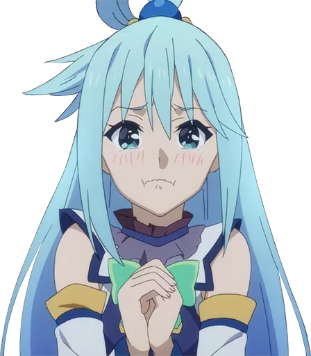 😥 Стикер «Aqua sama» для Telegram