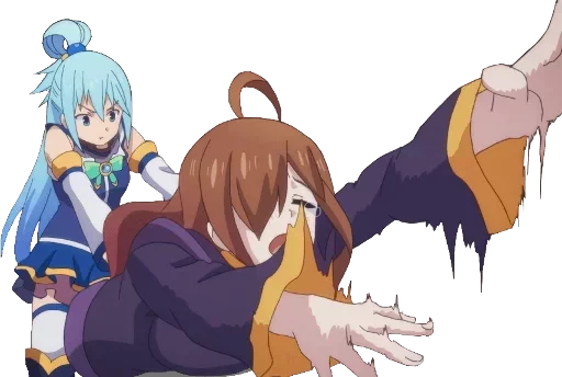 😭 Стикер «Aqua sama» для Telegram