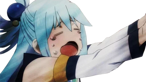 😭 Стикер «Aqua sama» для Telegram