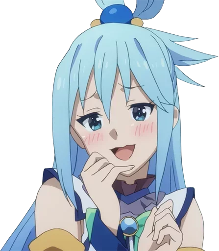 😌 Стикер «Aqua sama» для Telegram