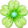 🌸 Эмодзи «Aqua 1» для Telegram