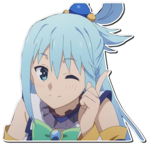 😉 Стикер «Aqua & Kazuma [รקร]» для Telegram