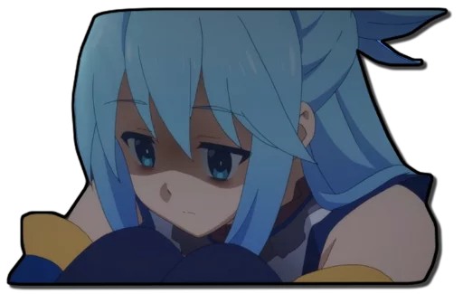 ☹ Стикер «Aqua & Kazuma [รקร]» для Telegram