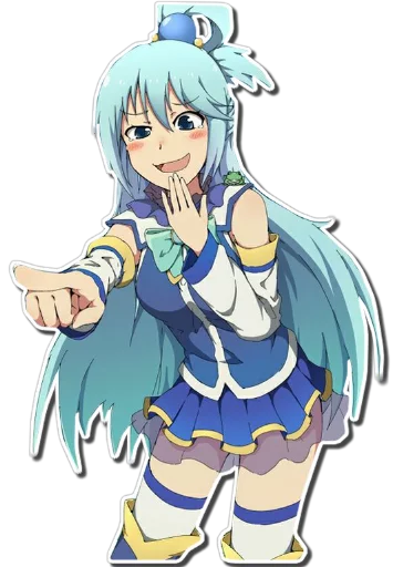 😂 Стикер «Aqua & Kazuma [รקร]» для Telegram
