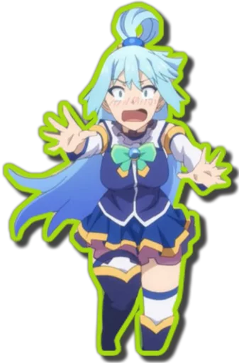 🏃 Стикер «Aqua & Kazuma [รקร]» для Telegram