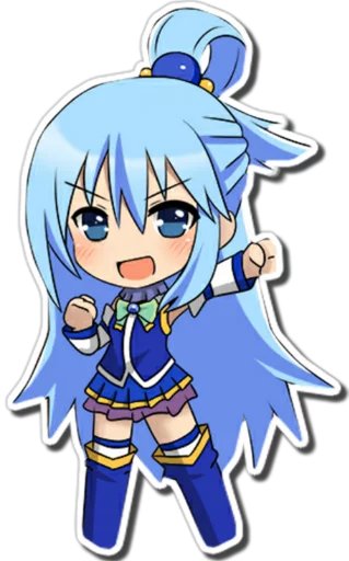 ✊ Стикер «Aqua & Kazuma [รקร]» для Telegram