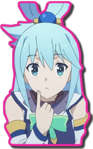 ❗ Стикер «Aqua & Kazuma [รקร]» для Telegram