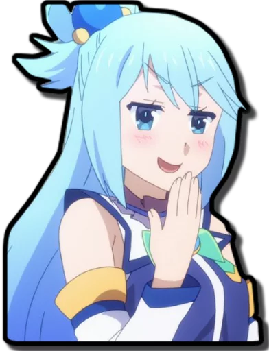 😈 Стикер «Aqua & Kazuma [รקร]» для Telegram