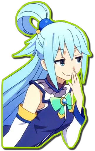 😈 Стикер «Aqua & Kazuma [รקร]» для Telegram
