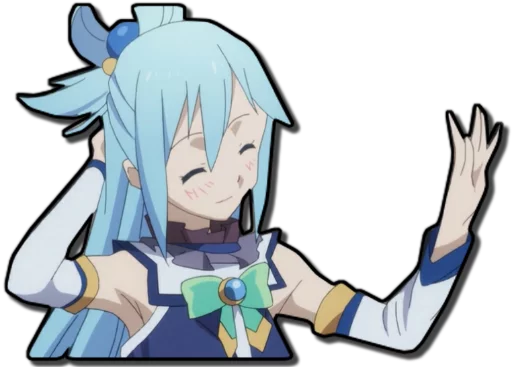 👋 Стикер «Aqua & Kazuma [รקร]» для Telegram