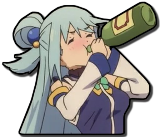 🍾 Стикер «Aqua & Kazuma [รקร]» для Telegram