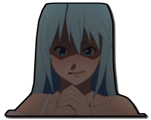 👊 Стикер «Aqua & Kazuma [รקร]» для Telegram