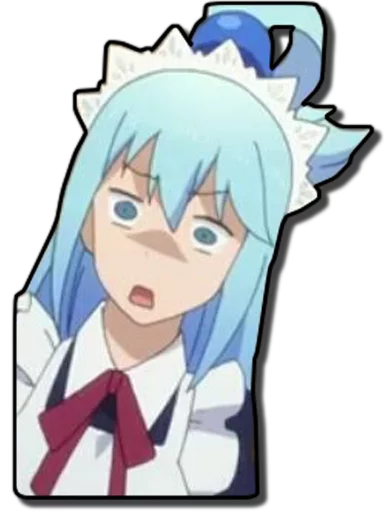 😰 Стикер «Aqua & Kazuma [รקร]» для Telegram