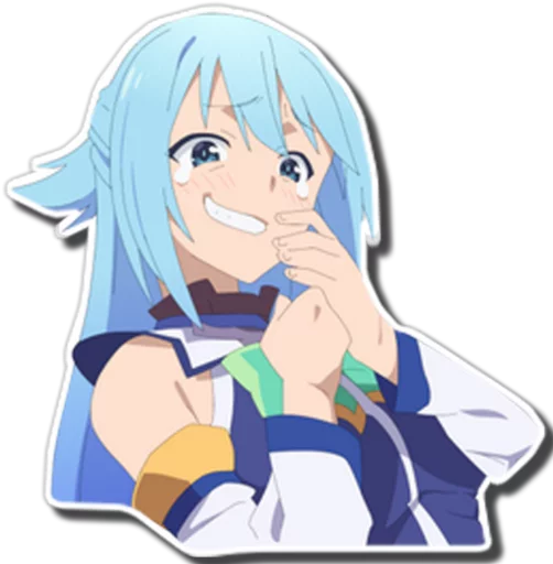 😈 Стикер «Aqua & Kazuma [รקร]» для Telegram