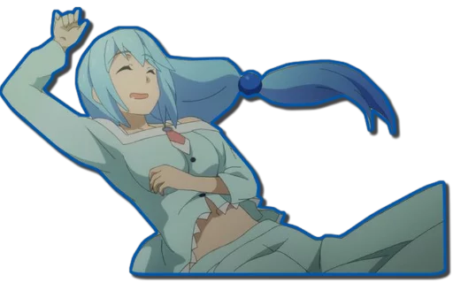😪 Стикер «Aqua & Kazuma [รקร]» для Telegram