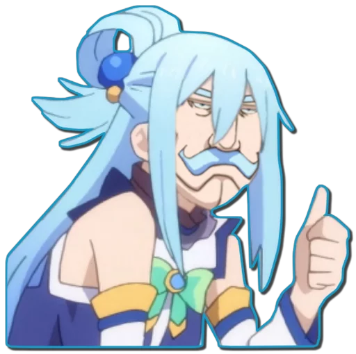 👍 Стикер «Aqua & Kazuma [รקร]» для Telegram