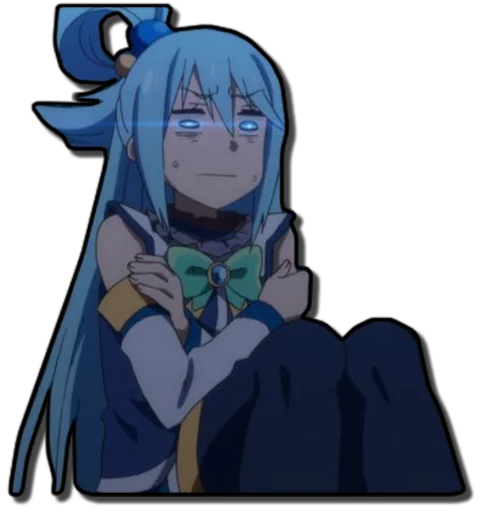 😰 Стикер «Aqua & Kazuma [รקร]» для Telegram