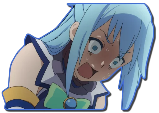 😱 Стикер «Aqua & Kazuma [รקร]» для Telegram