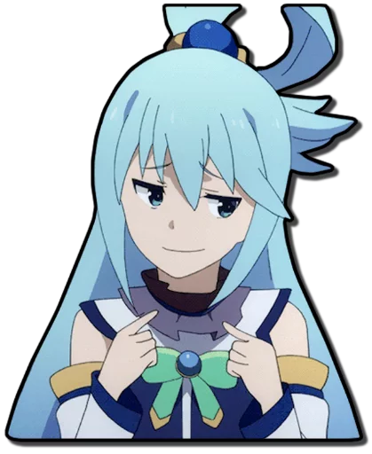 ☺️ Стикер «Aqua & Kazuma [รקร]» для Telegram
