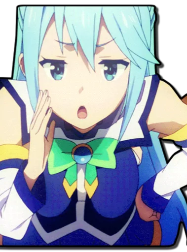 🗣 Стикер «Aqua & Kazuma [รקร]» для Telegram