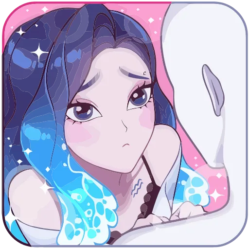 🥺 Эмодзи «Акварина» для Telegram
