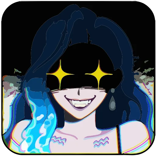 😈 Эмодзи «Акварина» для Telegram