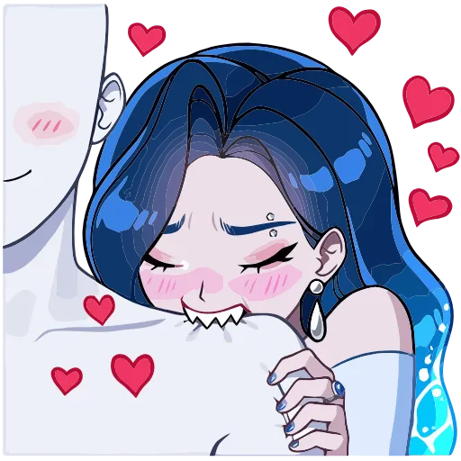 🥰 Эмодзи «Акварина» для Telegram
