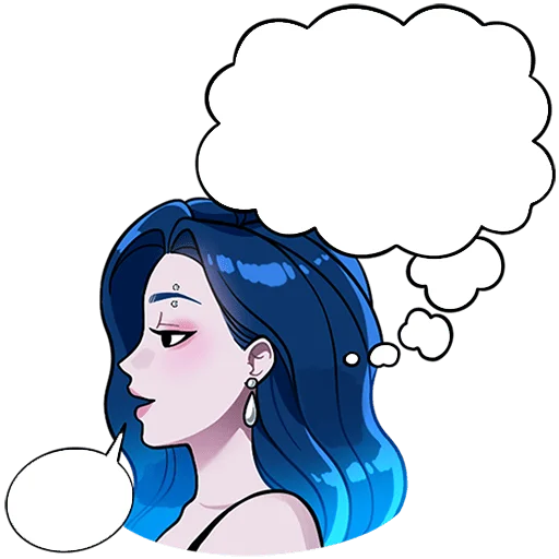 ♒️ Стикер «Акварина Без Текста» для Telegram