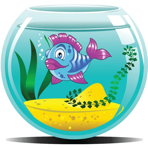 🐠 Стикер «Aquariums» для Telegram