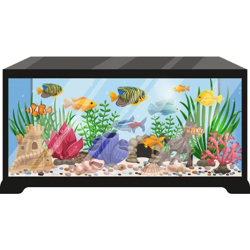 🐠 Стикер «Aquariums» для Telegram