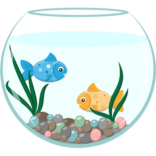 🐠 Стикер «Aquariums» для Telegram