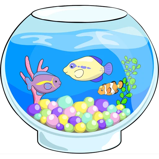 🐠 Стикер «Aquariums» для Telegram