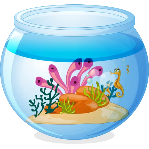 🐠 Стикер «Aquariums» для Telegram