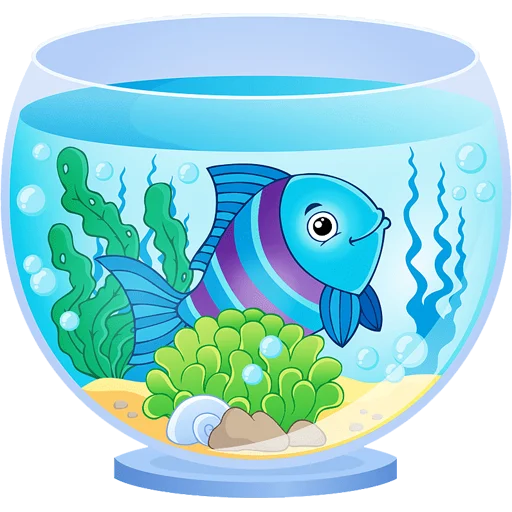 🐠 Стикер «Aquariums» для Telegram