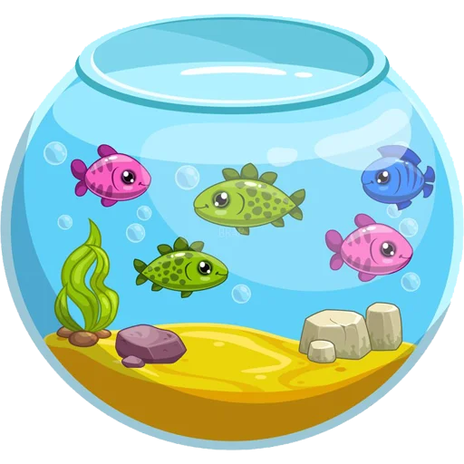 🐠 Стикер «Aquariums» для Telegram