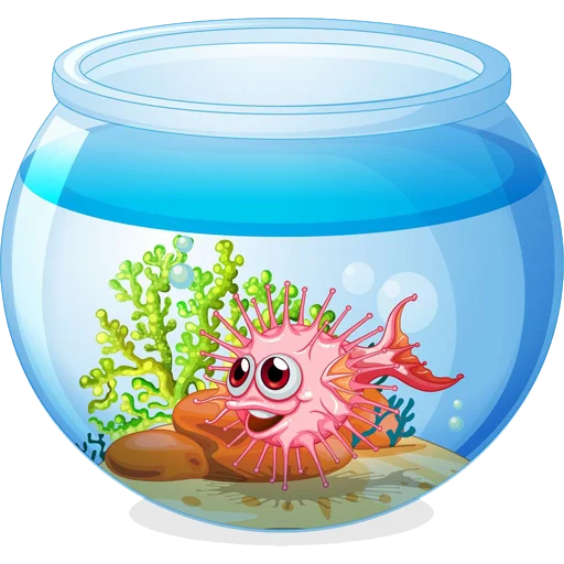 🐠 Стикер «Aquariums» для Telegram