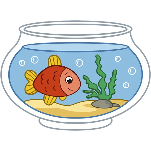 🐠 Стикер «Aquariums» для Telegram