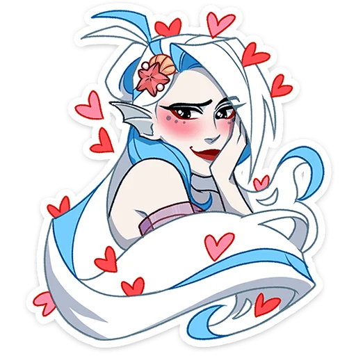 🥰 Стикер «Аква» для Telegram