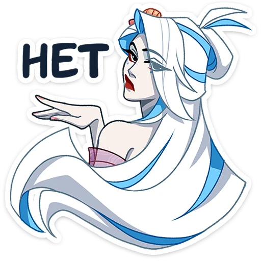 🫤 Стикер «Аква» для Telegram