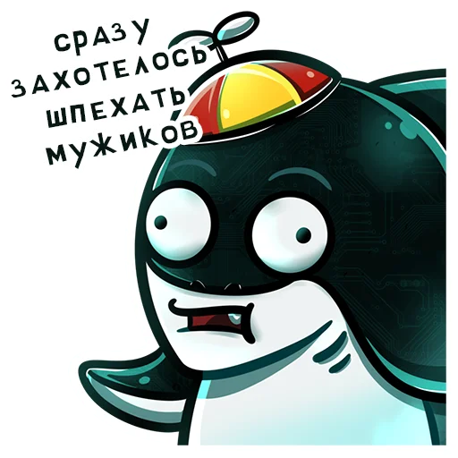 🍆 Стикер «aqulasoft» для Telegram