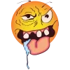 Стикер 18 Сrazyman Emoji