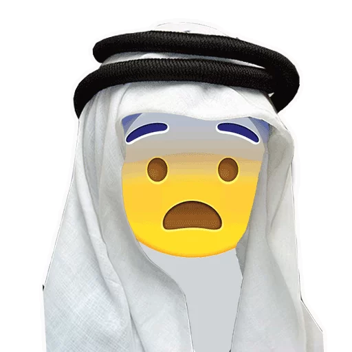😨 Стикер «Arabic Emoticons» для Telegram