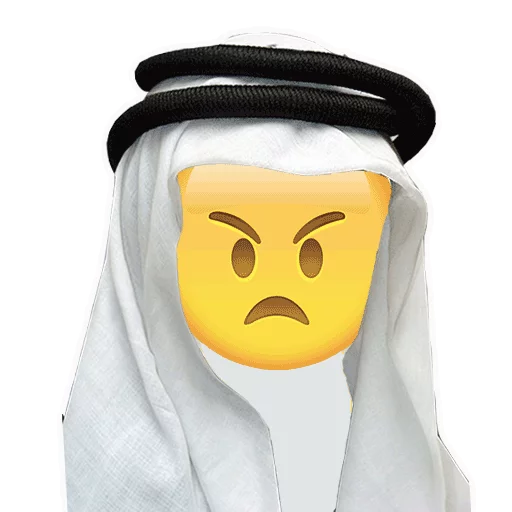 😠 Стикер «Arabic Emoticons» для Telegram