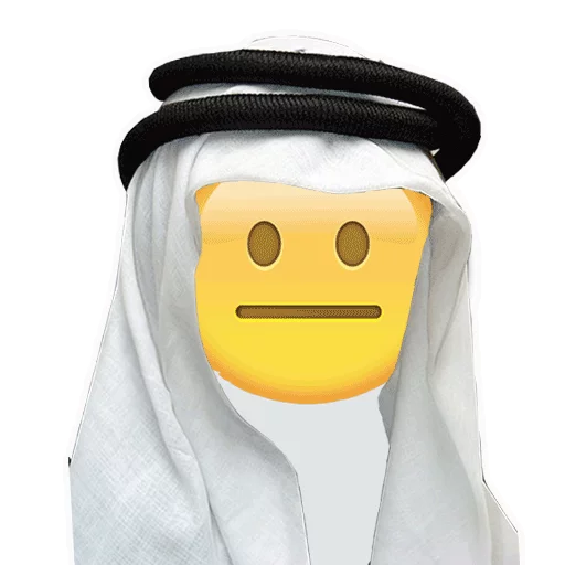 😐 Стикер «Arabic Emoticons» для Telegram