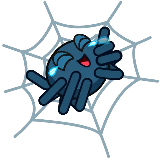 Стикерпак Arachnid для Telegram
