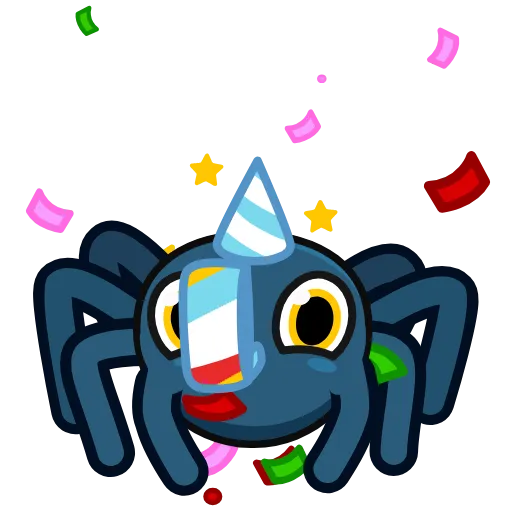 🥳 Стикер «Arachnid» для Telegram